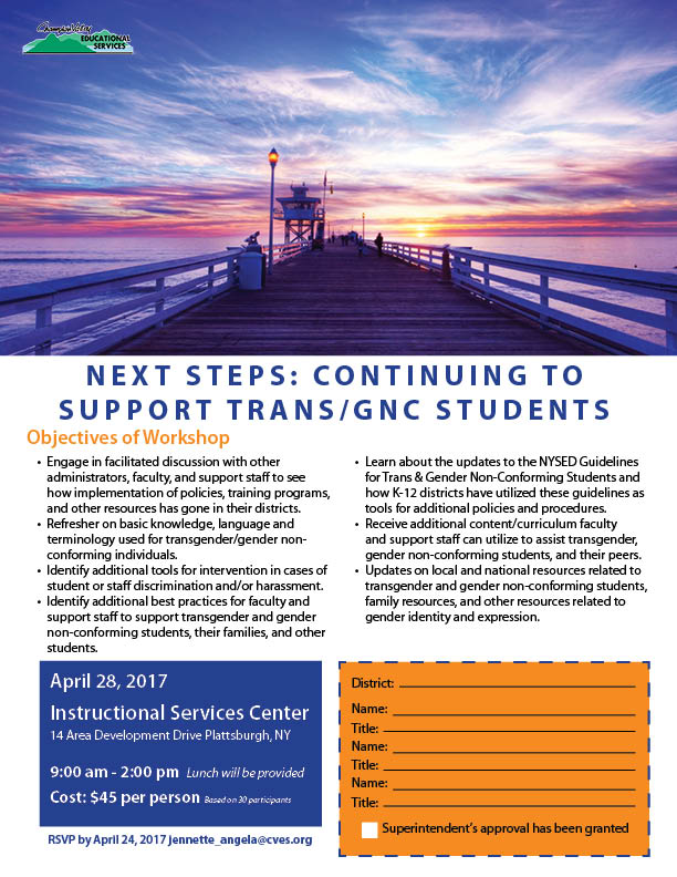 next steps continuing to support trans gnc students champlain gnc application print out