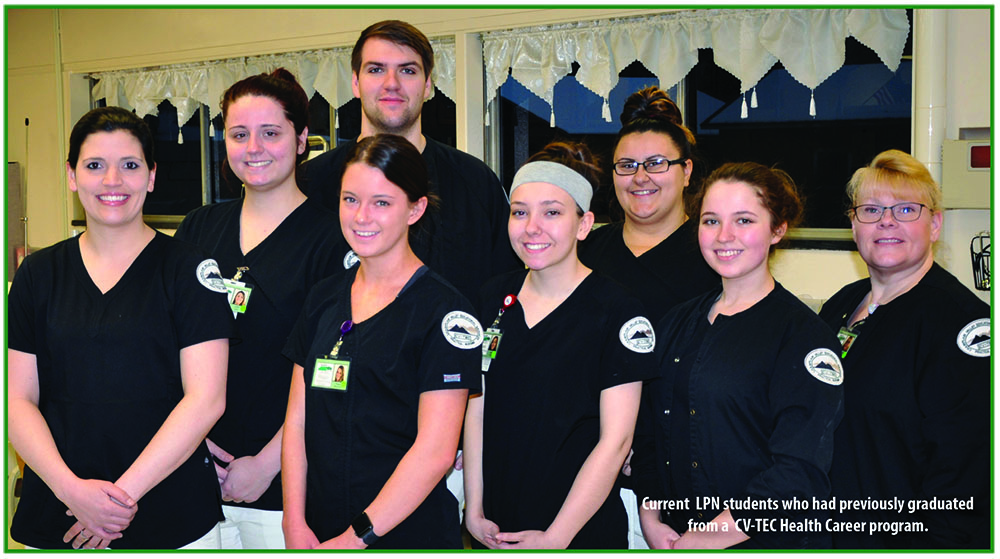 Current LPN students who had previously graduated from a CV-TEC Health Career program.