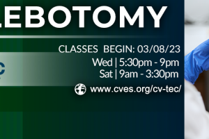 Banner for the Phlebotomy Course