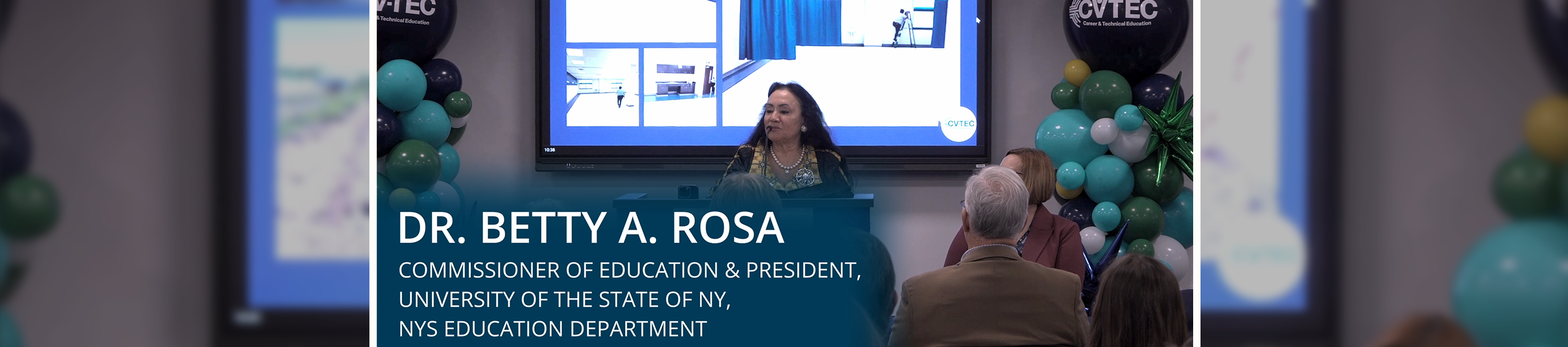 Photo of Dr. Betty A. Rosa, Commissioner of Education & President, University of the State of New York, New York State Department of Education